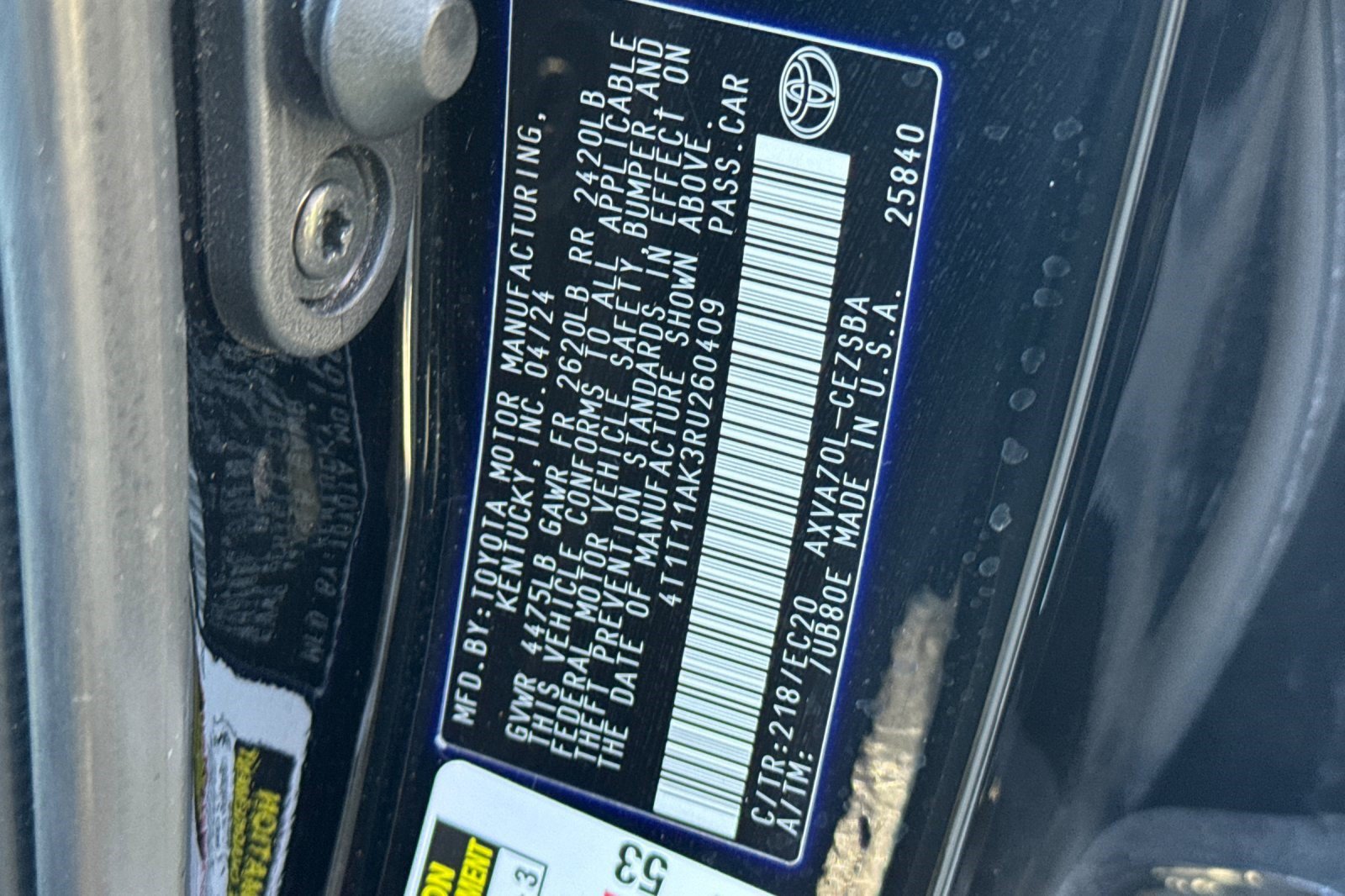 Used 2024 Toyota Camry SE w/ Convenience Package FWD image 27