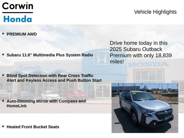 Used 2025 Subaru Outback Premium AWD/4WD image 6