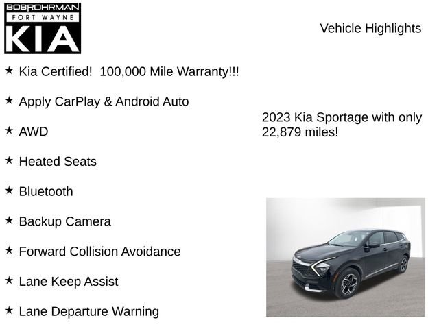 Certified 2023 Kia Sportage LX image 7