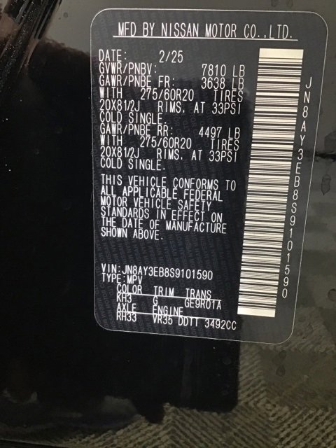 Used 2025 Nissan Armada Platinum image 28