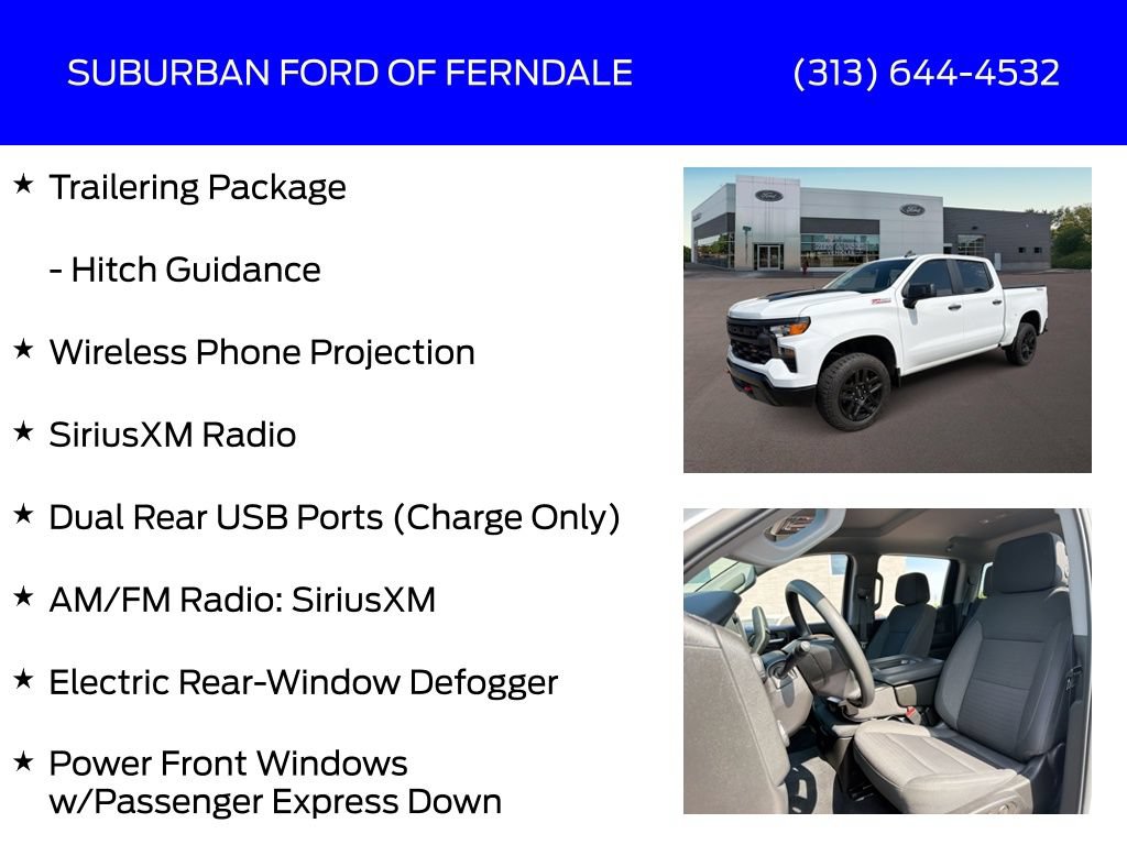 Used 2022 Chevrolet Silverado 1500 Custom Trail Boss AWD/4WD image 25