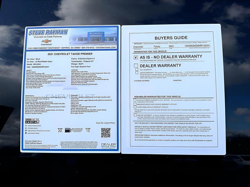 Certified 2021 Chevrolet Tahoe Premier w/ Premium Package image 27