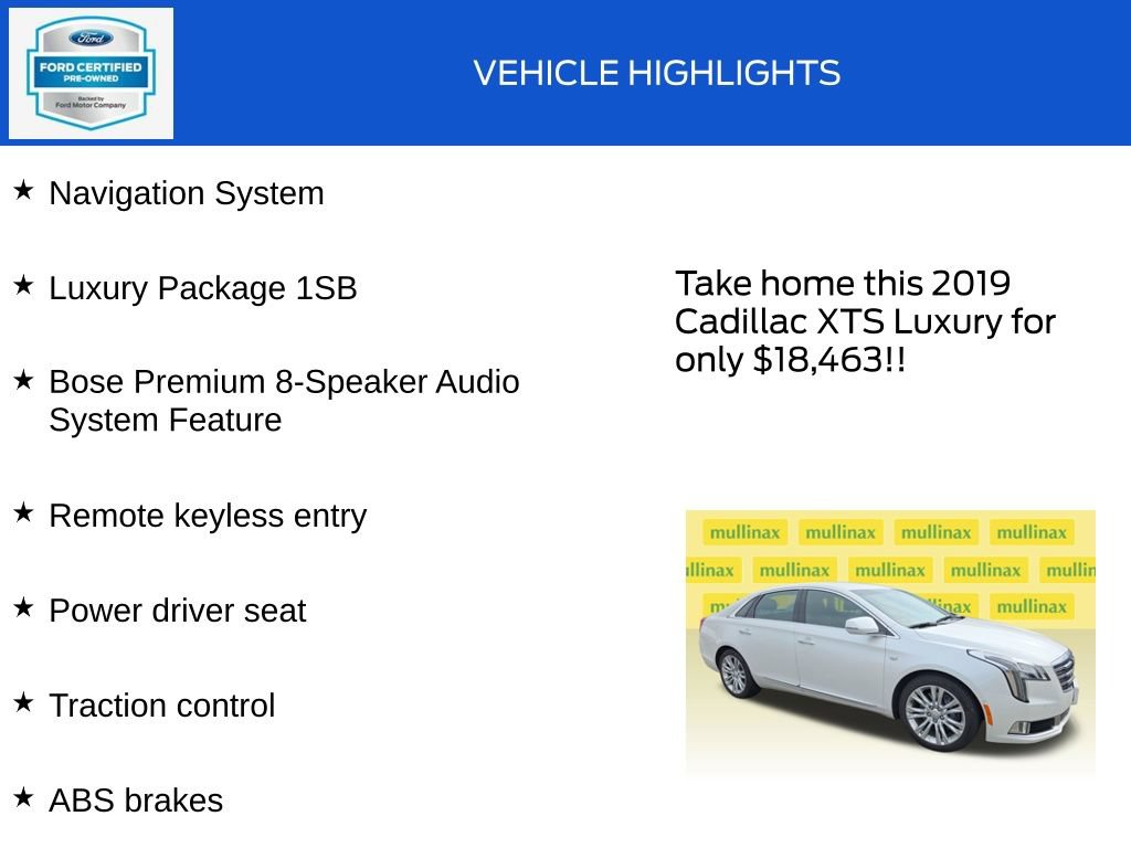 Used 2019 Cadillac XTS Luxury FWD image 18