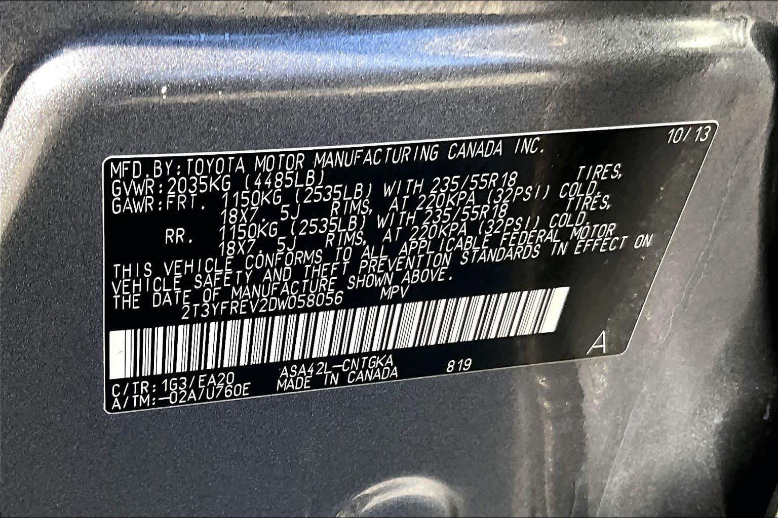 Used 2013 Toyota RAV4 Limited FWD image 35