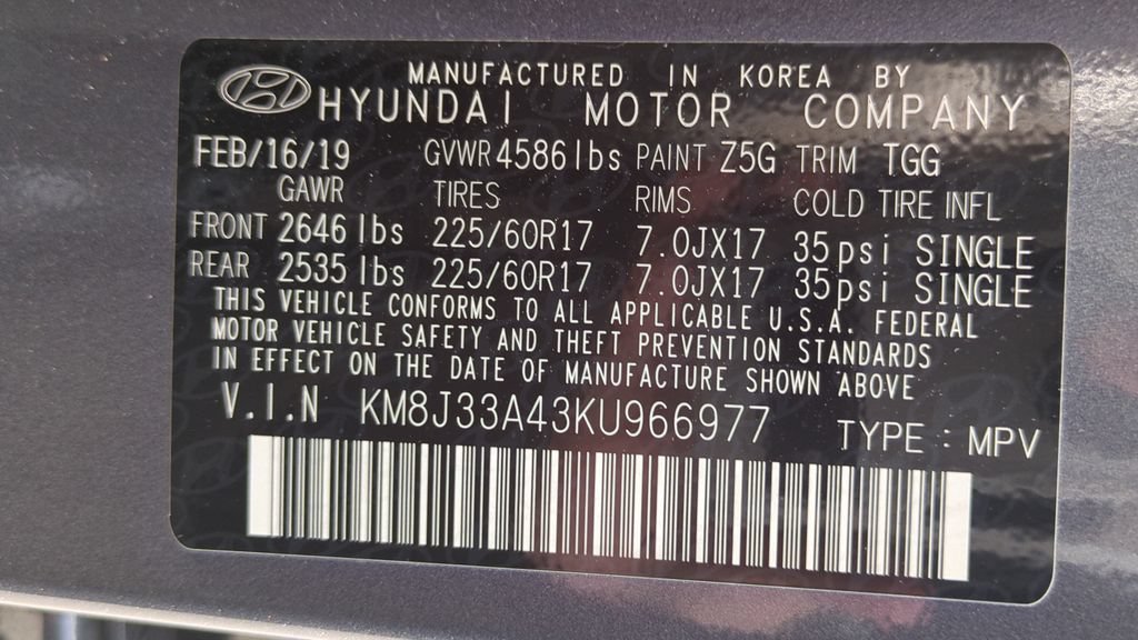 Used 2019 Hyundai Tucson Value FWD image 24