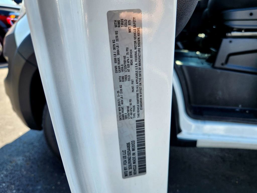 New 2025 RAM ProMaster 1500 w/ Convenience Group image 26