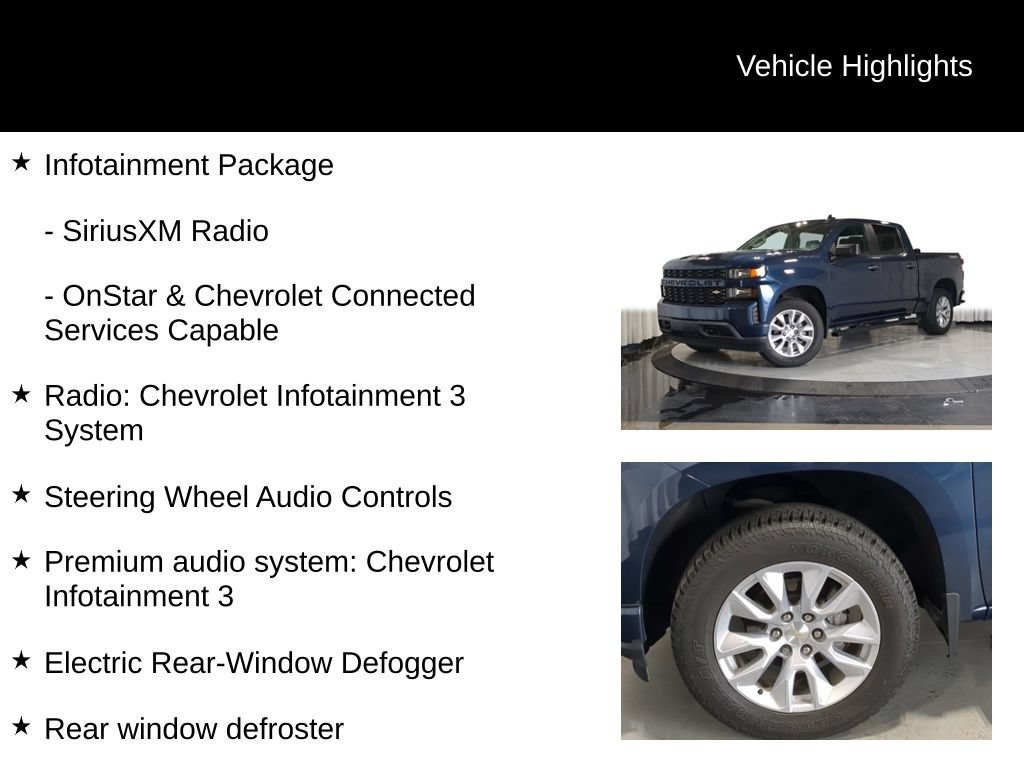 Used 2021 Chevrolet Silverado 1500 Custom w/ Safety Confidence Package AWD/4WD image 38