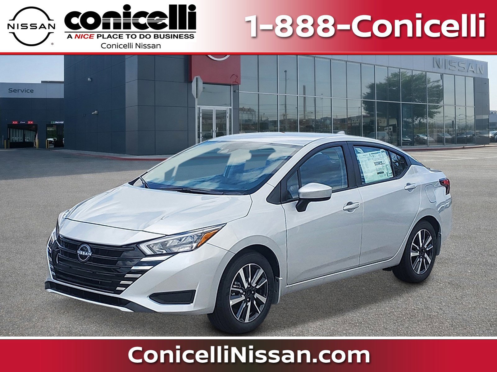 New 2025 Nissan Versa SV w/ Trunk Package