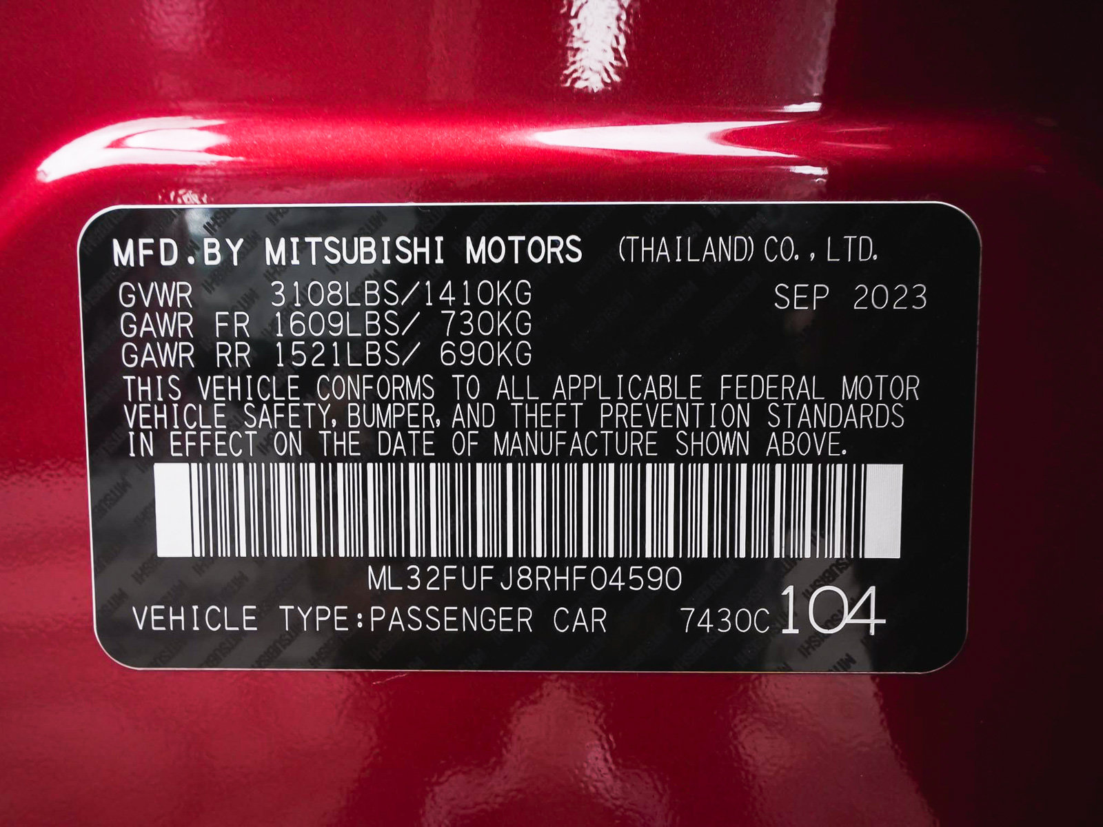 Used 2024 Mitsubishi Mirage G4 ES FWD image 15