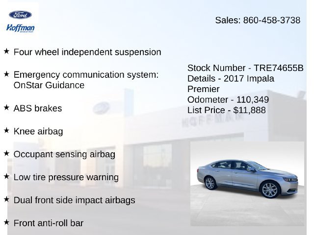 Used 2017 Chevrolet Impala Premier FWD image 20