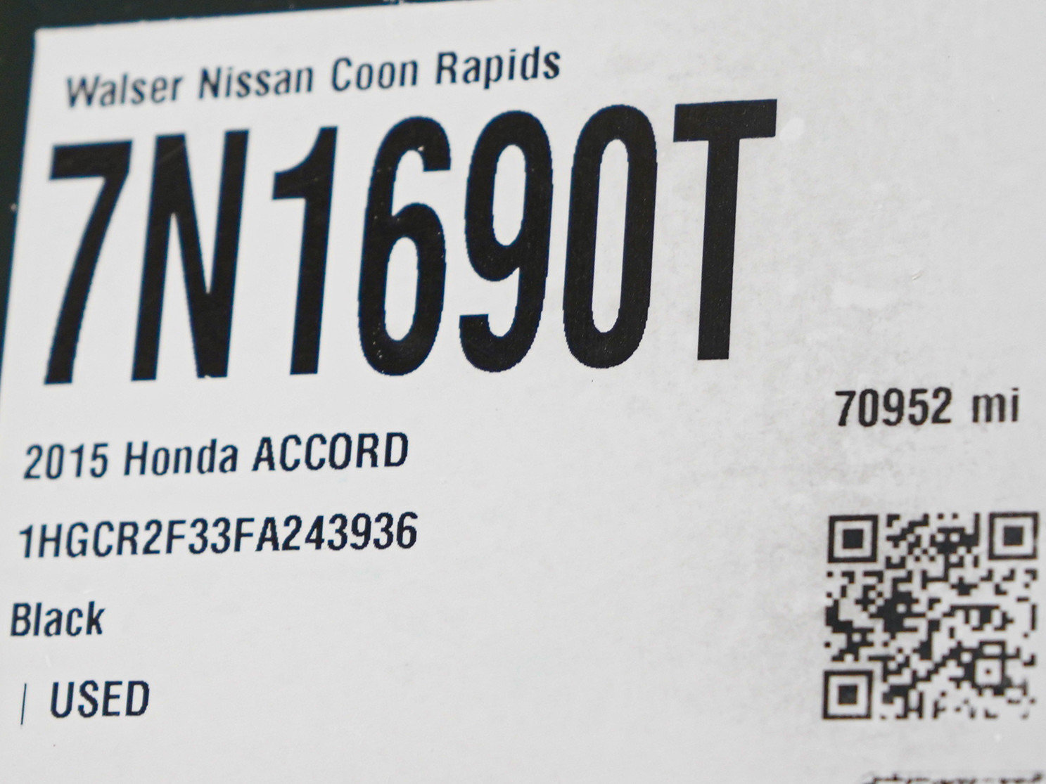 Used 2015 Honda Accord LX image 28