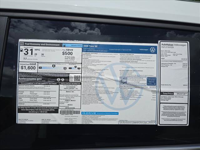 New 2026 Volkswagen Taos SE FWD image 22