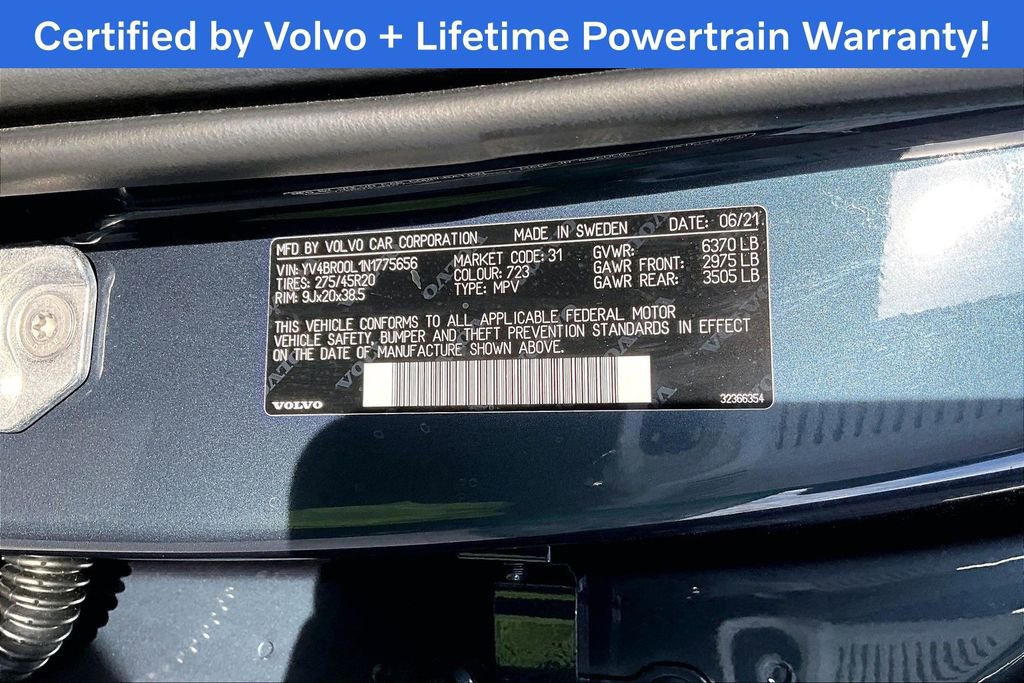 Used 2022 Volvo XC90 T8 Inscription image 45