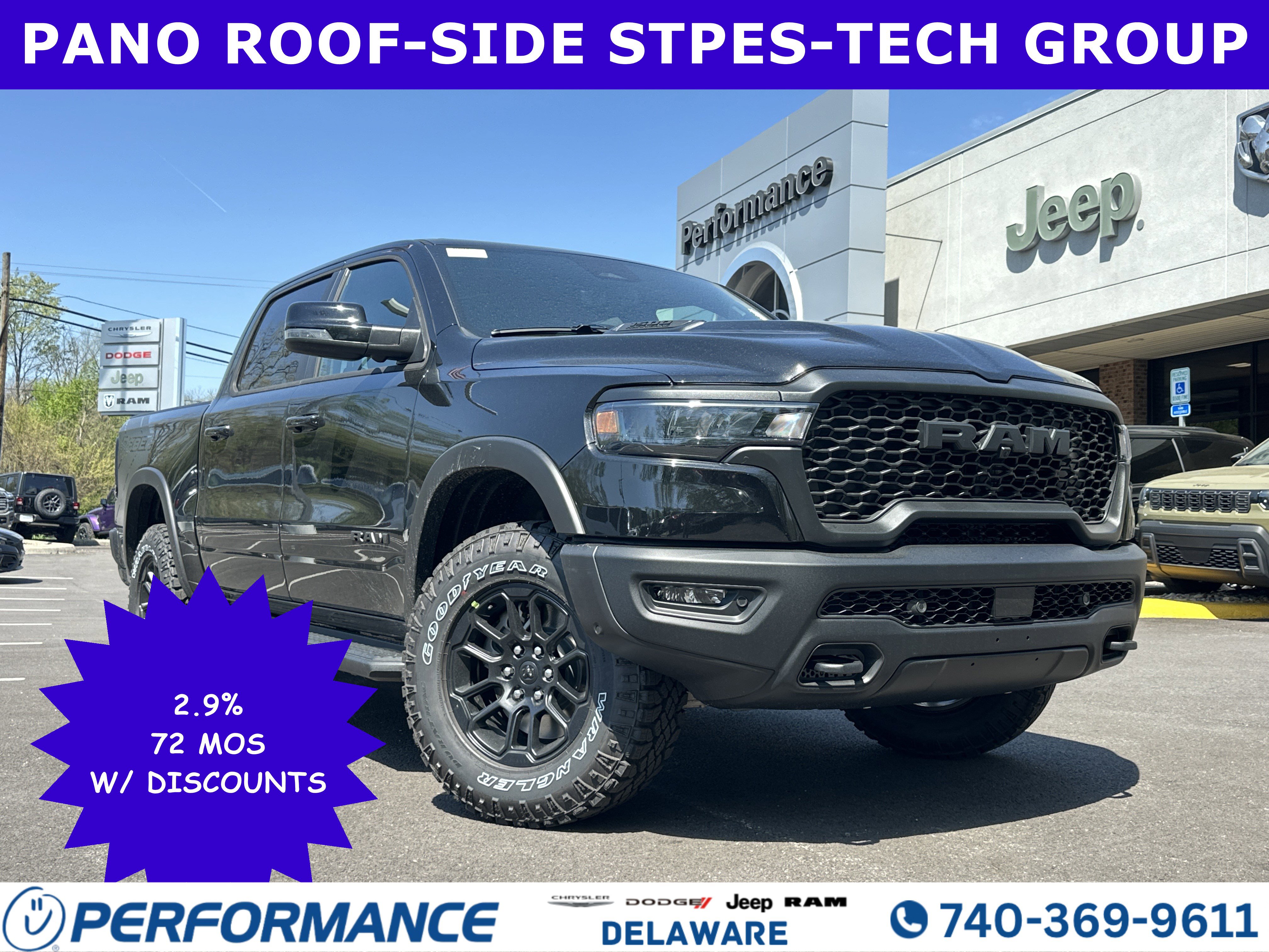 New 2026 RAM 1500 Rebel w/ Rebel Level 2 Equipment Group