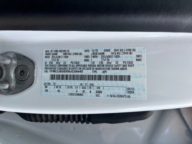 Used 2022 Ford Escape SE AWD/4WD image 28