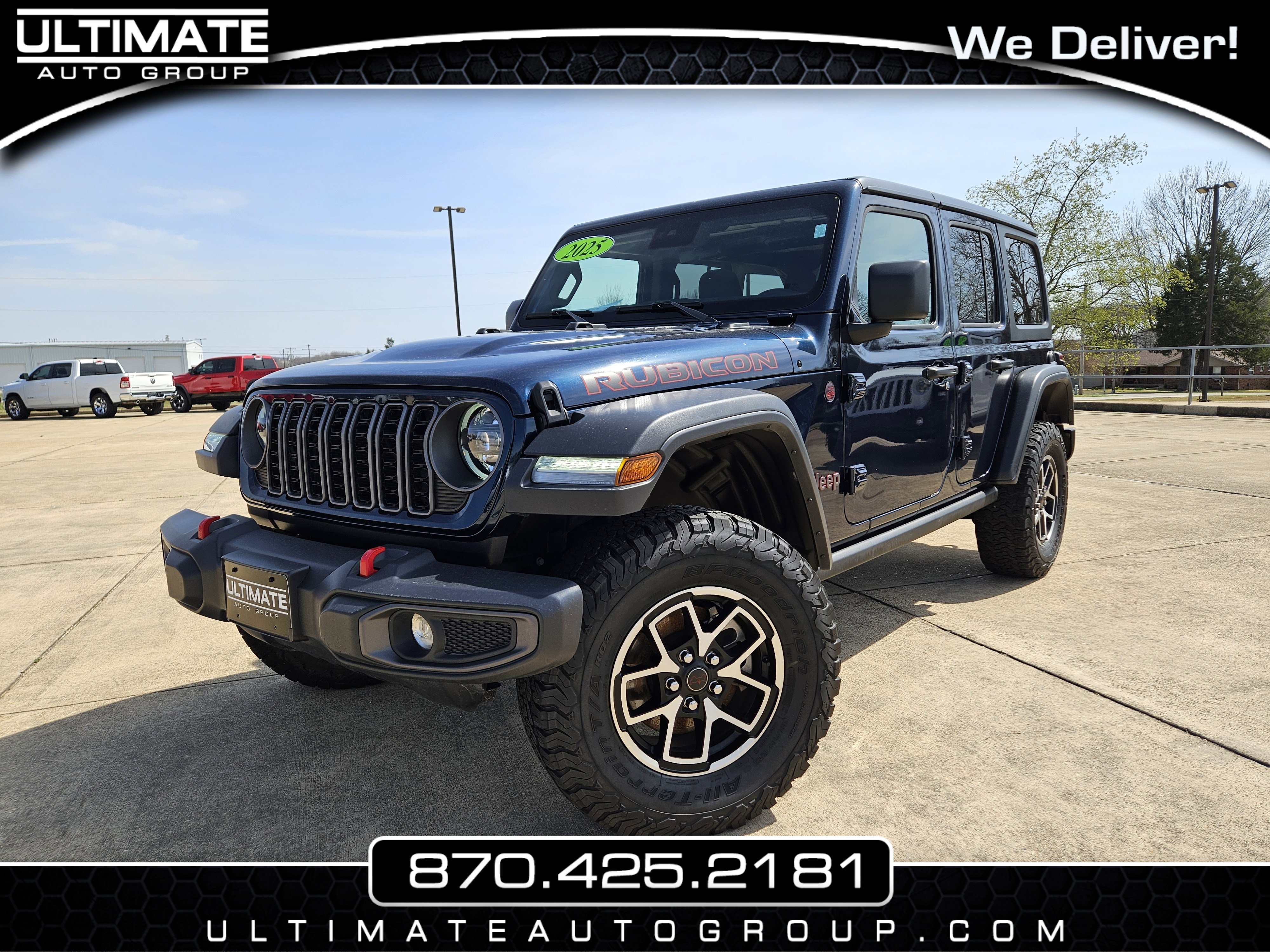 Used 2025 Jeep Wrangler Unlimited Rubicon AWD/4WD image 1