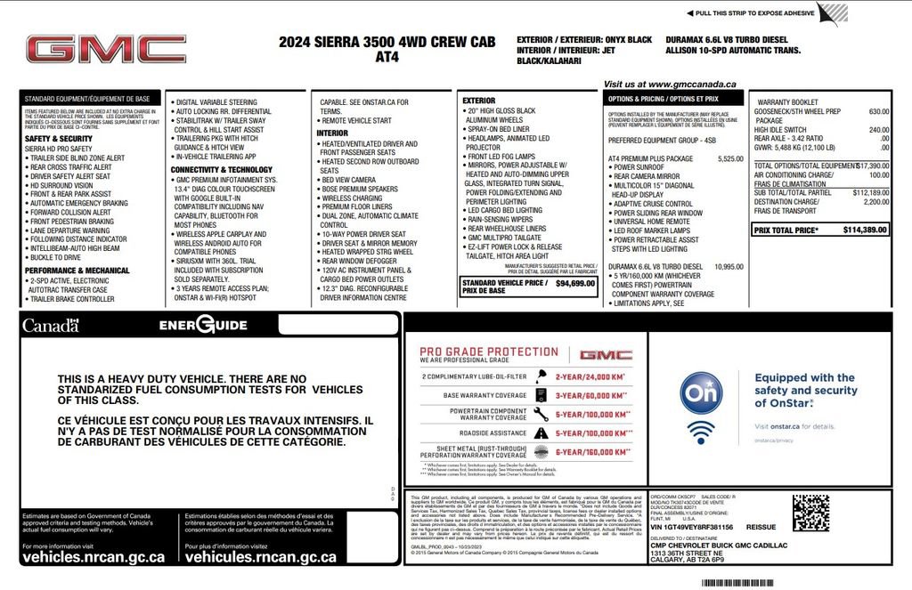 Used 2024 GMC Sierra 3500 AT4 w/ AT4 Premium Plus Package image 4