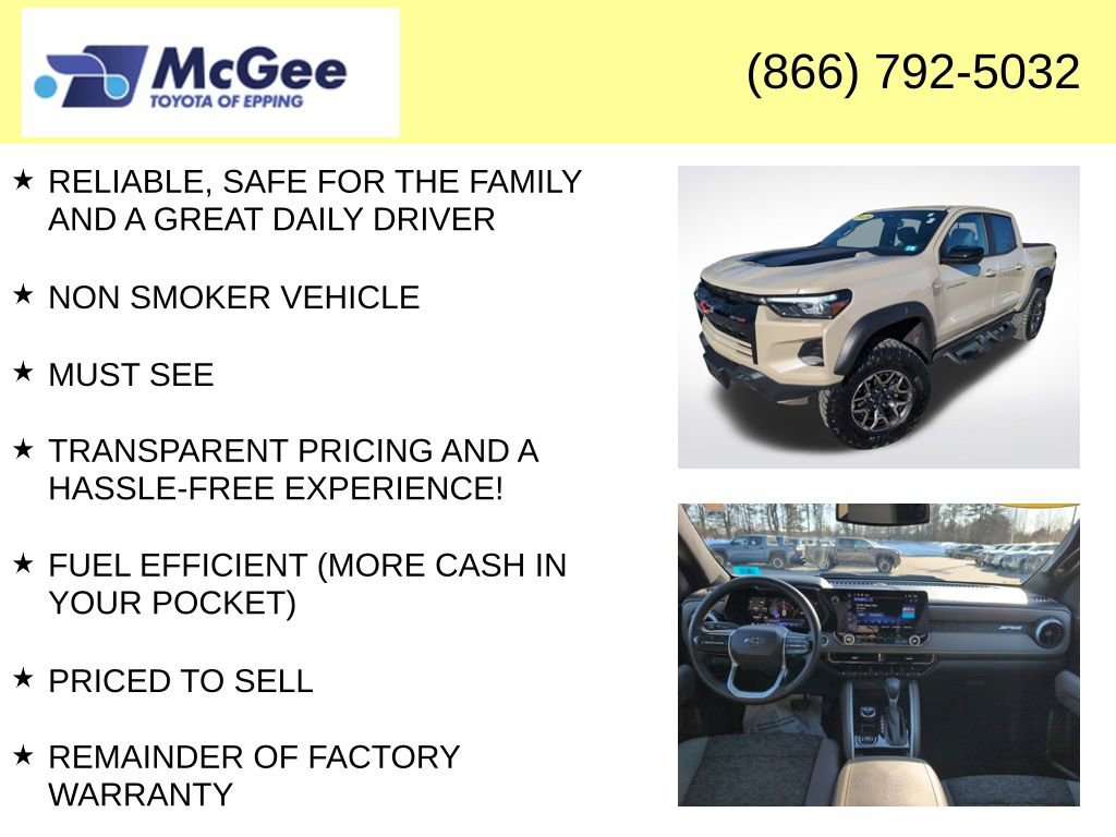Used 2024 Chevrolet Colorado ZR2 w/ Safety Package image 4