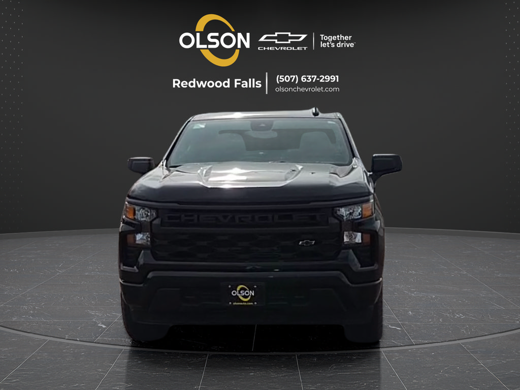 Used 2024 Chevrolet Silverado 1500 Custom w/ Turbomax Blackout Package AWD/4WD image 8