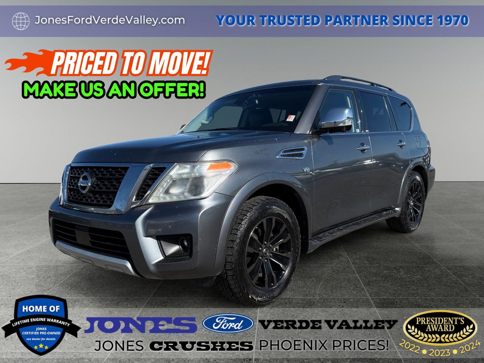 Used 2017 Nissan Armada Platinum w/ Interior Lighting Package