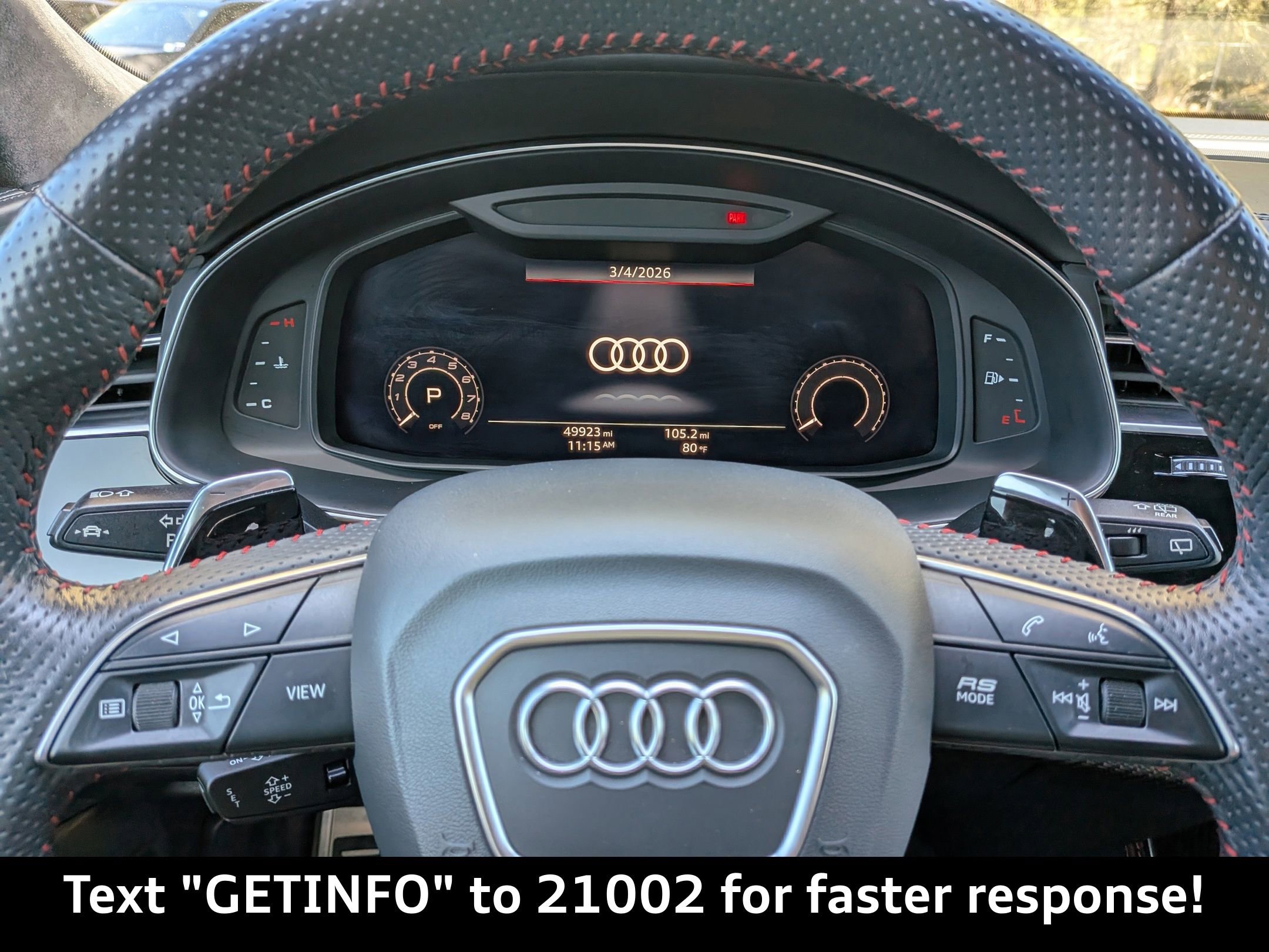 Used 2020 Audi RS Q8 w/ Carbon Optic Package image 33