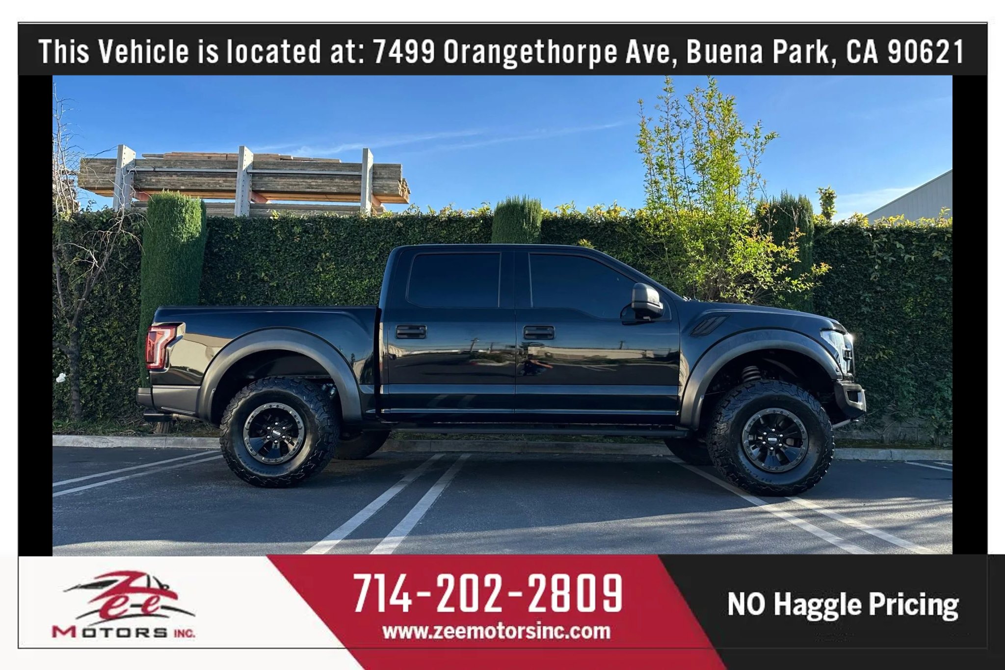 Used 2018 Ford F150 Raptor w/ Equipment Group 801A Mid AWD/4WD image 8