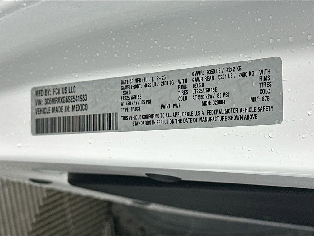 New 2025 RAM ProMaster 3500 w/ Convenience Group image 18