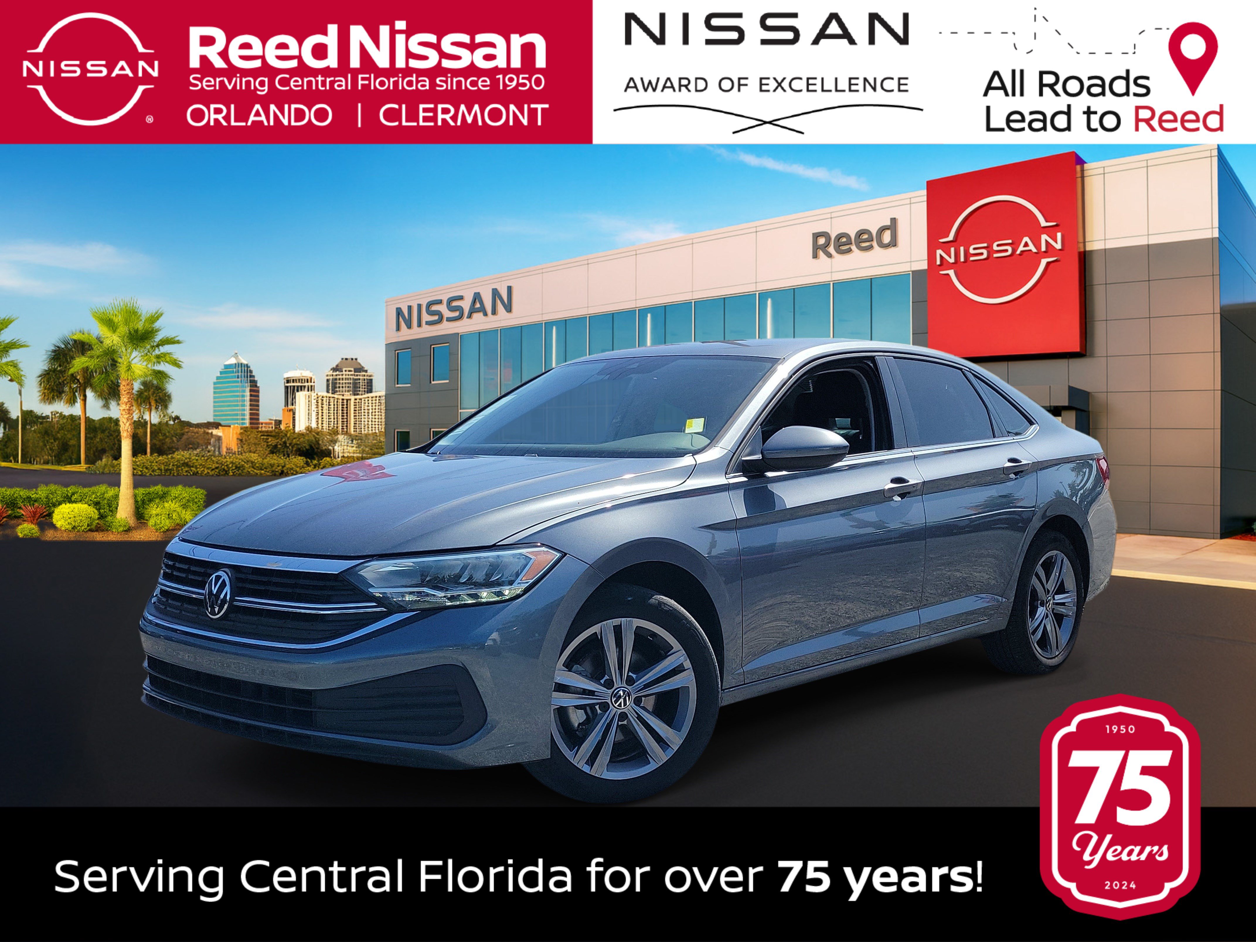 Used 2023 Volkswagen Jetta SE FWD image 1