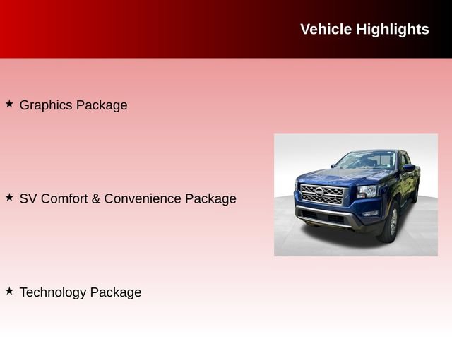 Used 2022 Nissan Frontier SV AWD/4WD image 2