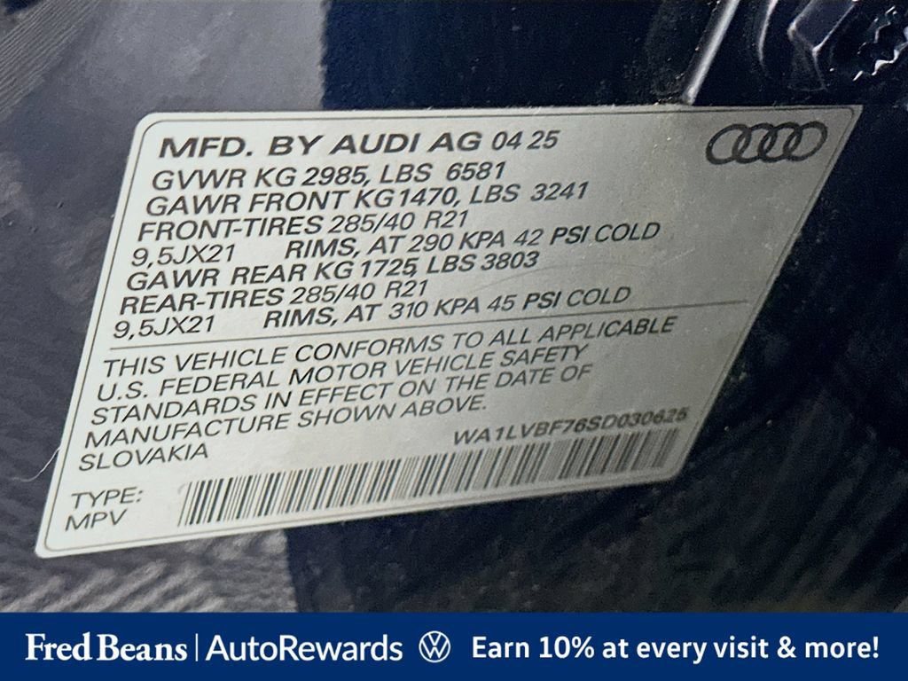 Used 2025 Audi Q7 3.0T Premium Plus w/ Premium Plus Package AWD/4WD image 40