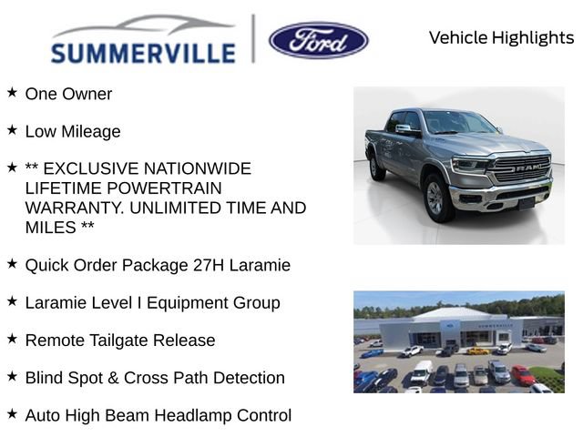 Used 2022 RAM 1500 Laramie AWD/4WD video 2