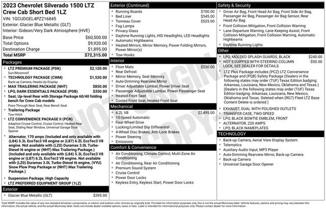 Used 2023 Chevrolet Silverado 1500 LTZ w/ LTZ Premium Package image 23