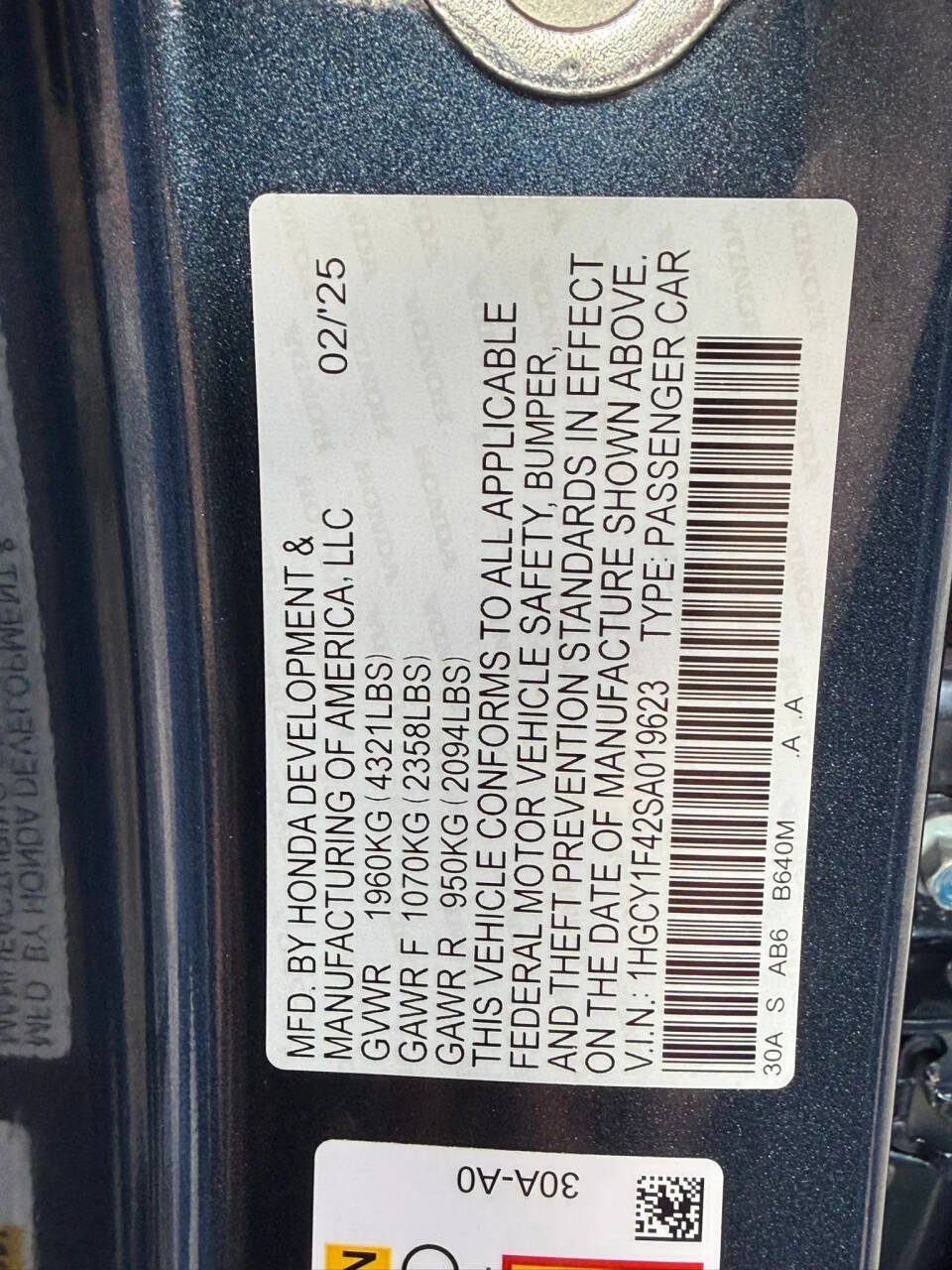 Used 2025 Honda Accord SE image 28