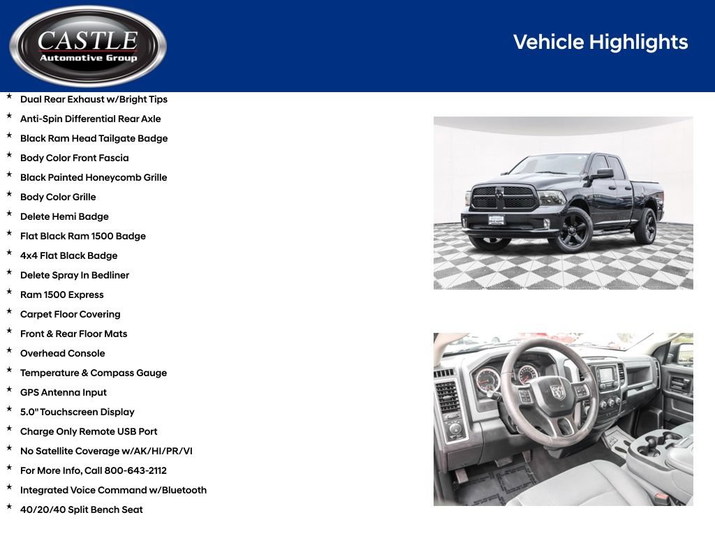 Used 2017 RAM 1500 Express w/ Black Ram 1500 Express Group AWD/4WD image 10