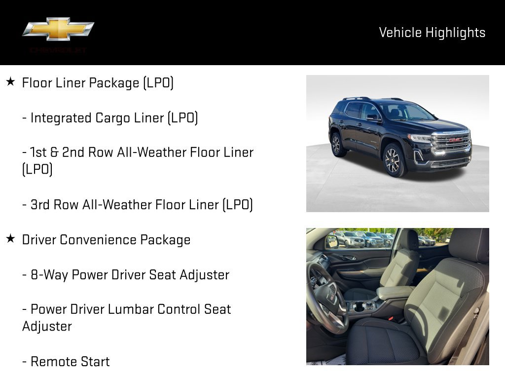 Used 2023 GMC Acadia SLE w/ Driver Convenience Package FWD image 20