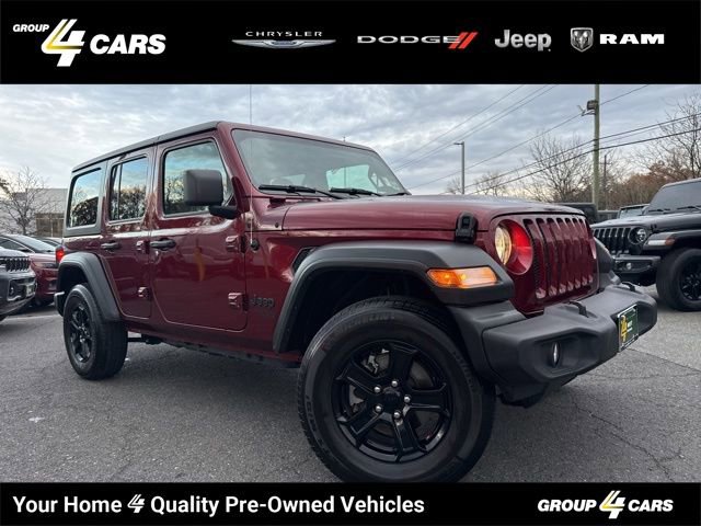 Used 2021 Jeep Wrangler Unlimited Sport image 1