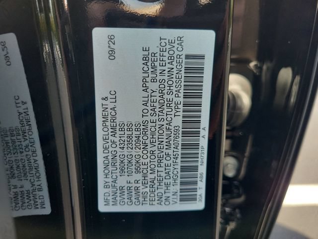 New 2026 Honda Accord SE image 41