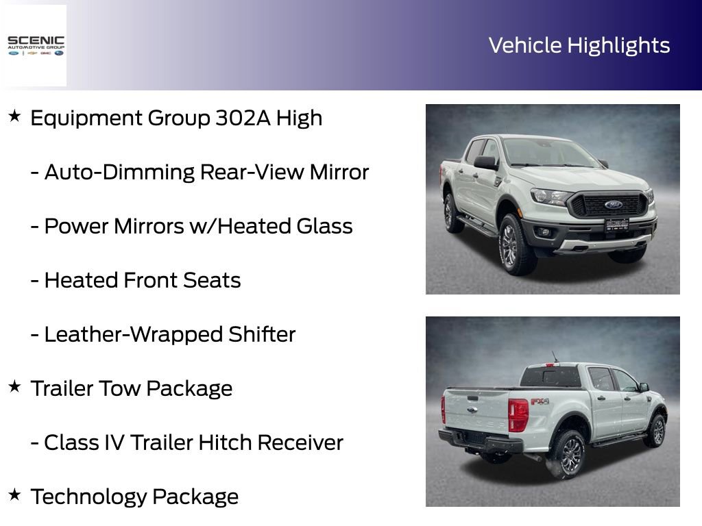 Used 2022 Ford Ranger XLT w/ Equipment Group 302A High image 10