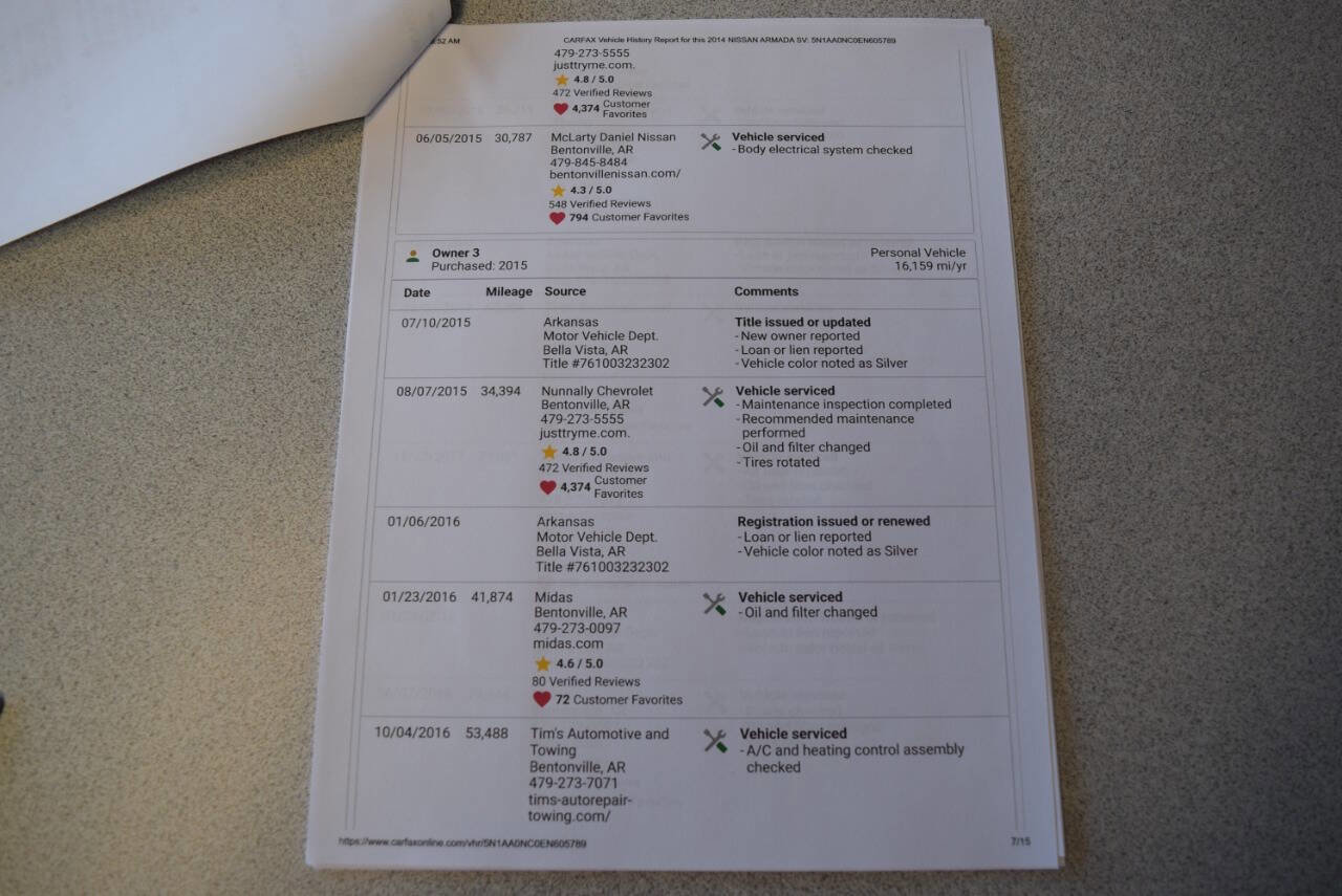 Used 2014 Nissan Armada SV image 56