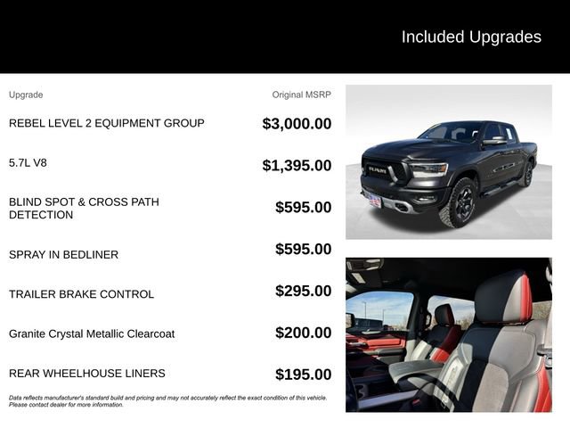 Certified 2019 RAM 1500 Rebel w/ Rebel Level 2 Equipment Group AWD/4WD image 5