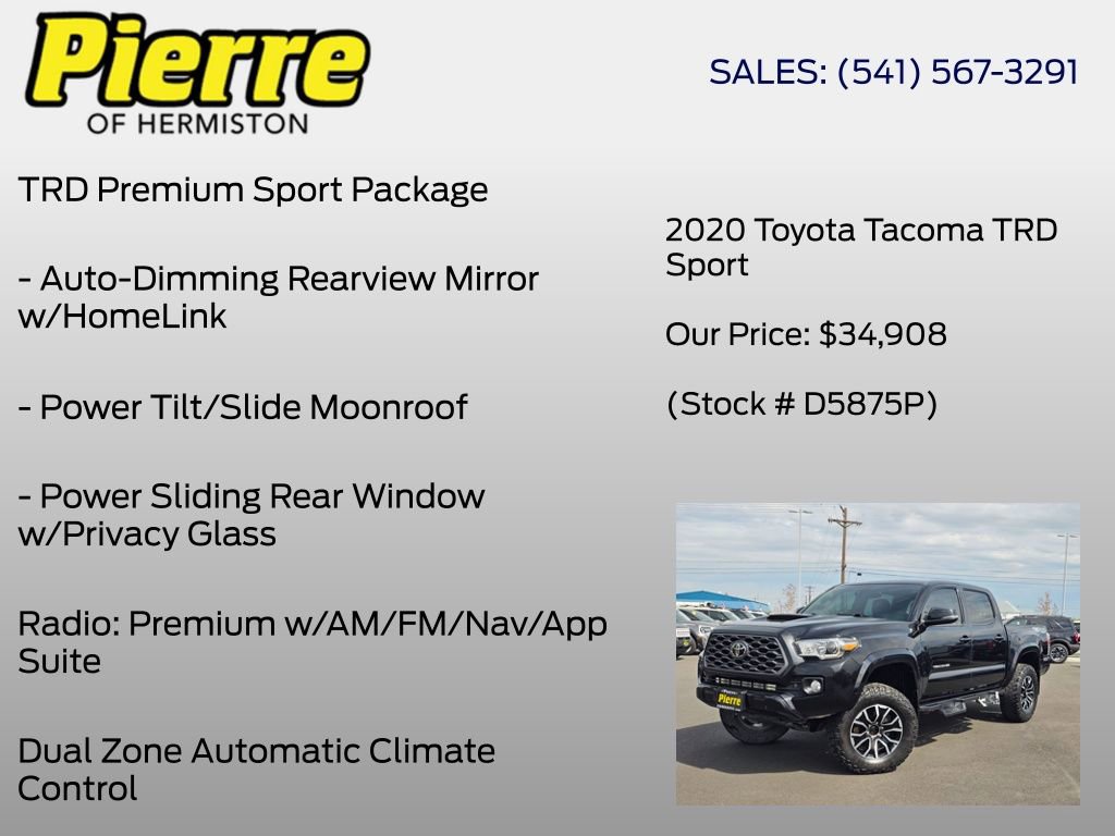 Used 2020 Toyota Tacoma TRD Sport image 12