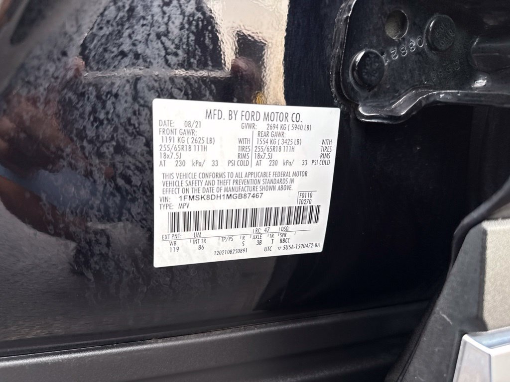 Certified 2021 Ford Explorer XLT AWD/4WD image 59