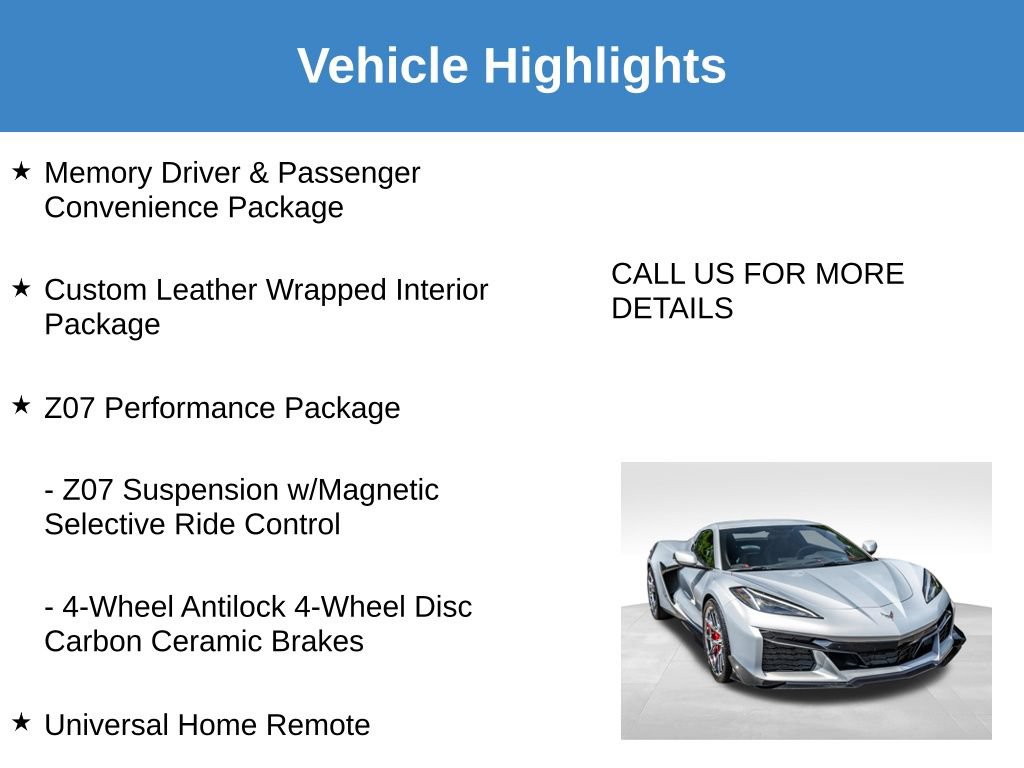 Used 2023 Chevrolet Corvette Z06 w/ Z07 Performance Package RWD image 29