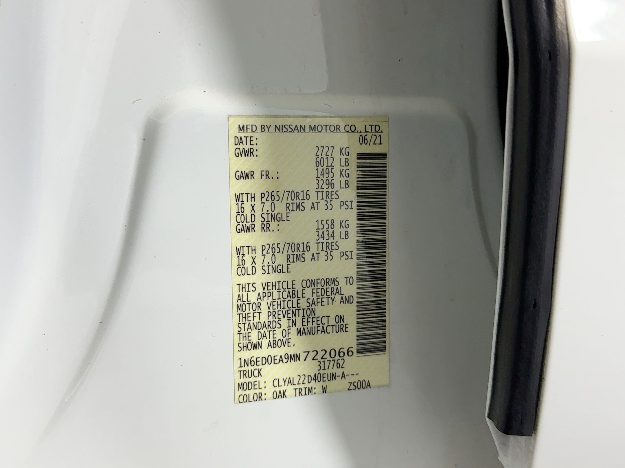 Used 2021 Nissan Frontier SV image 16