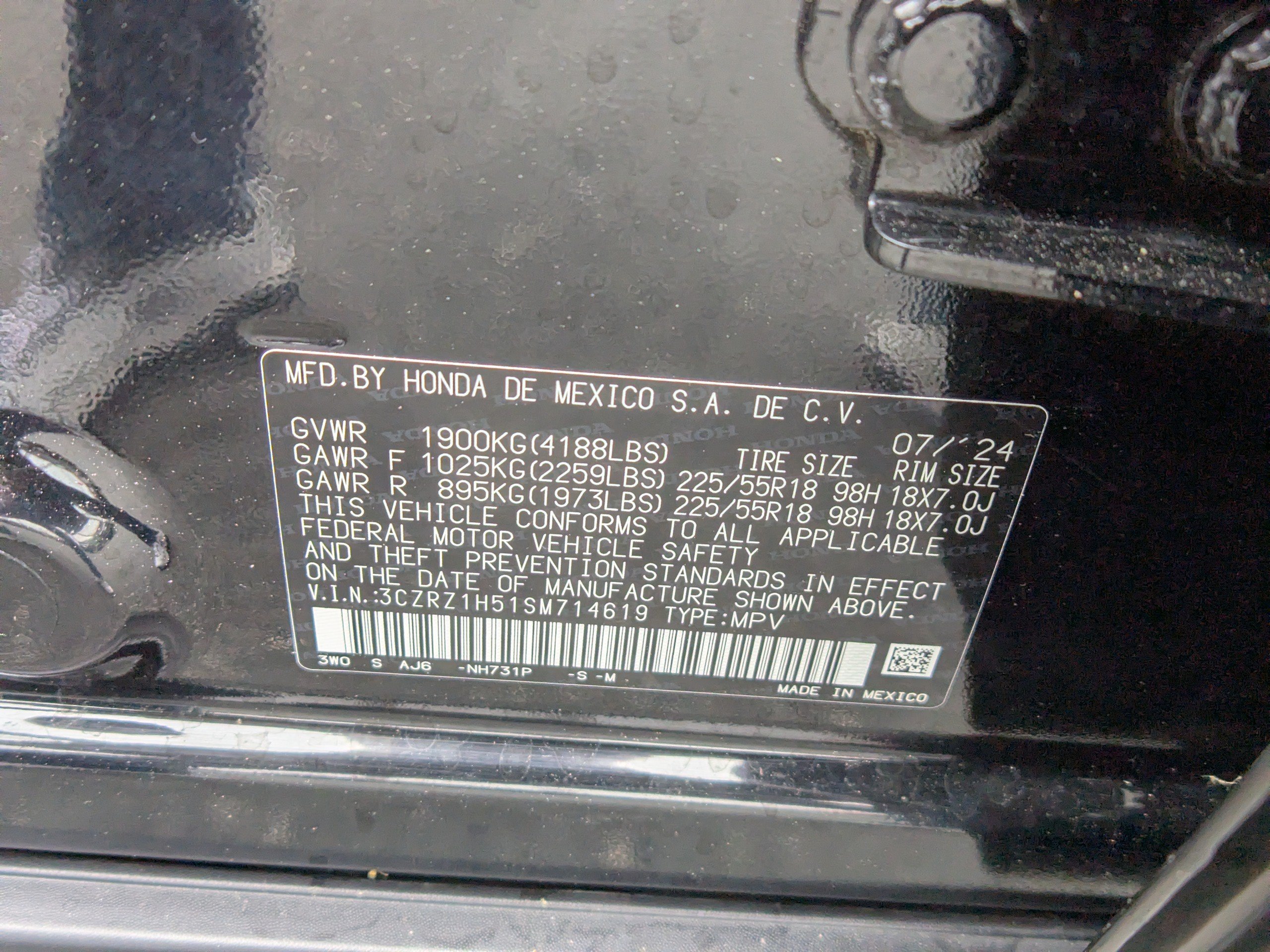 Used 2025 Honda HR-V Sport image 16