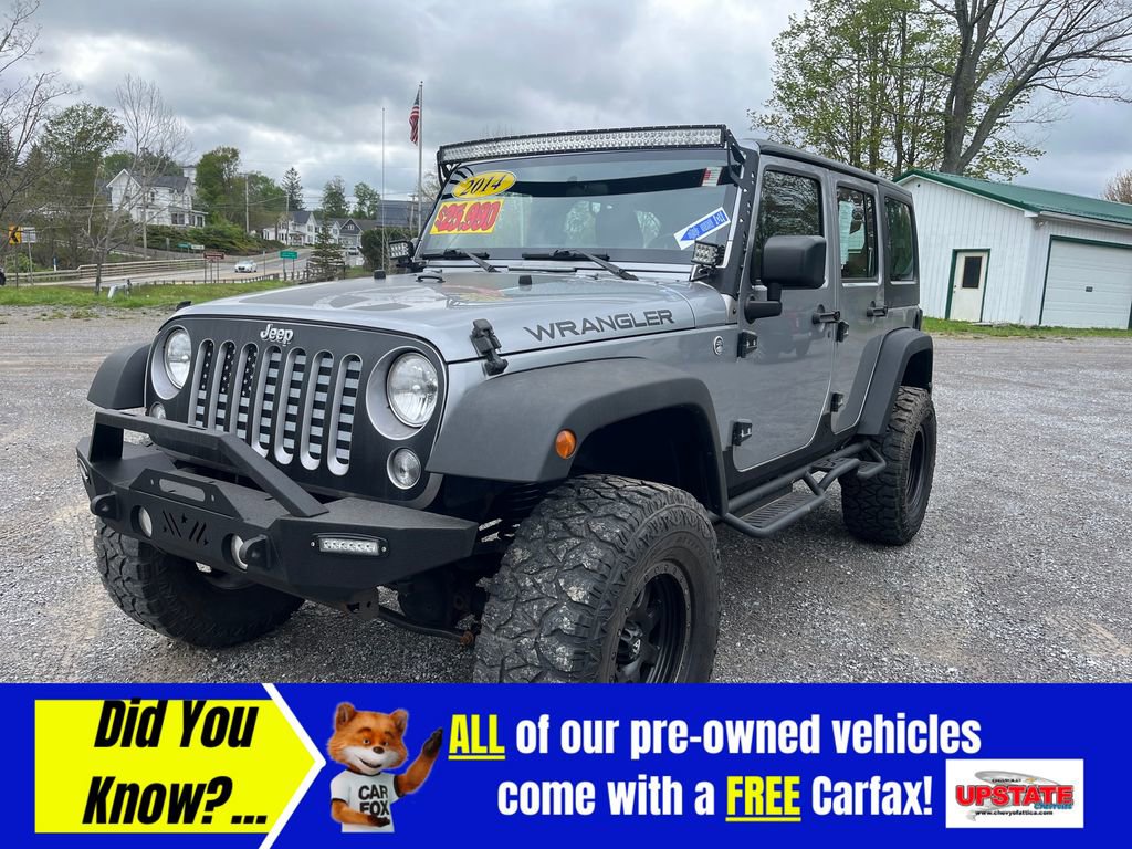 Used 2014 Jeep Wrangler Unlimited Sport w/ Connectivity Group AWD/4WD image 2