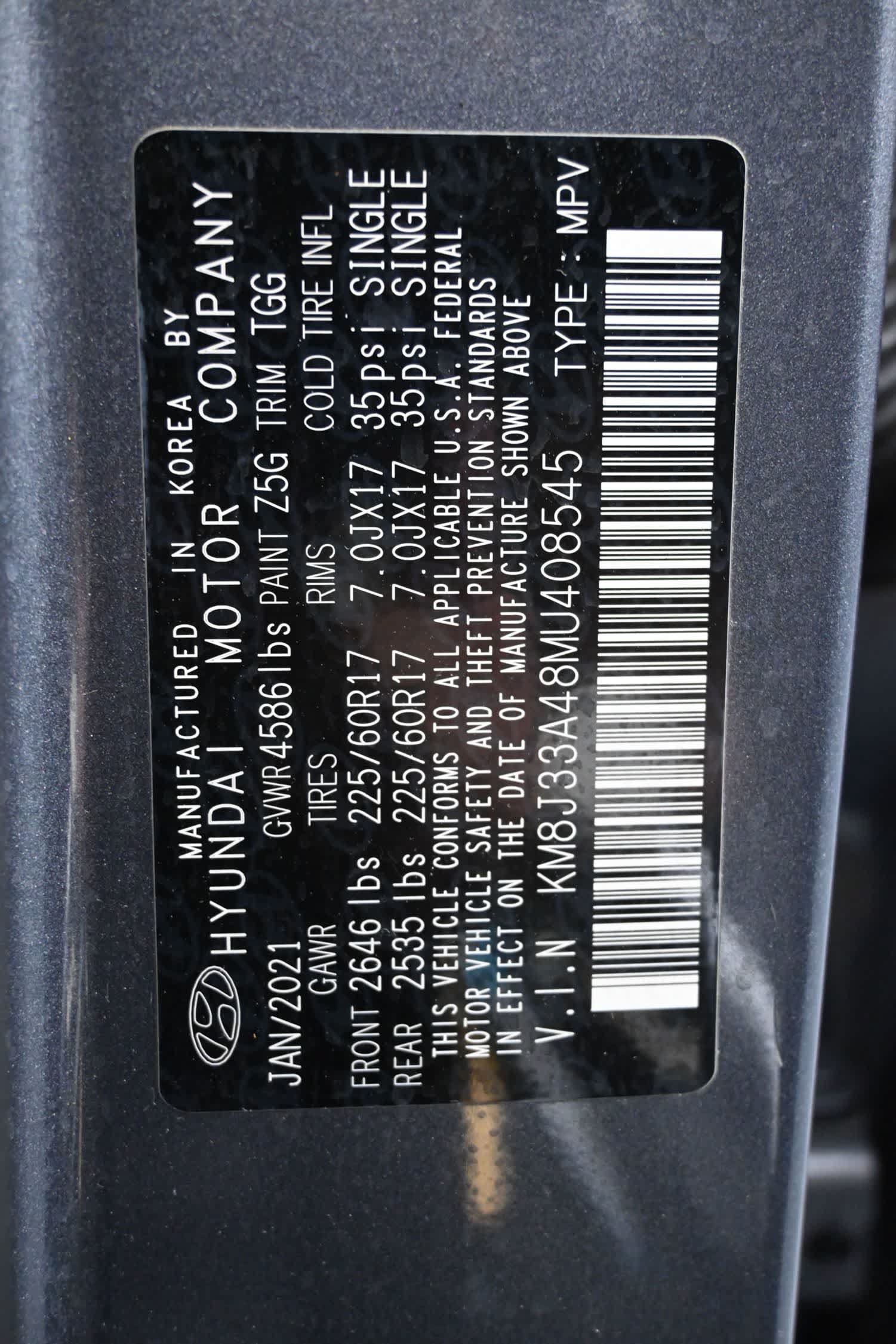 Used 2021 Hyundai Tucson Value FWD image 11