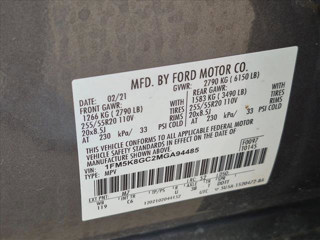 Used 2021 Ford Explorer ST w/ Equipment Group 401A AWD/4WD image 20