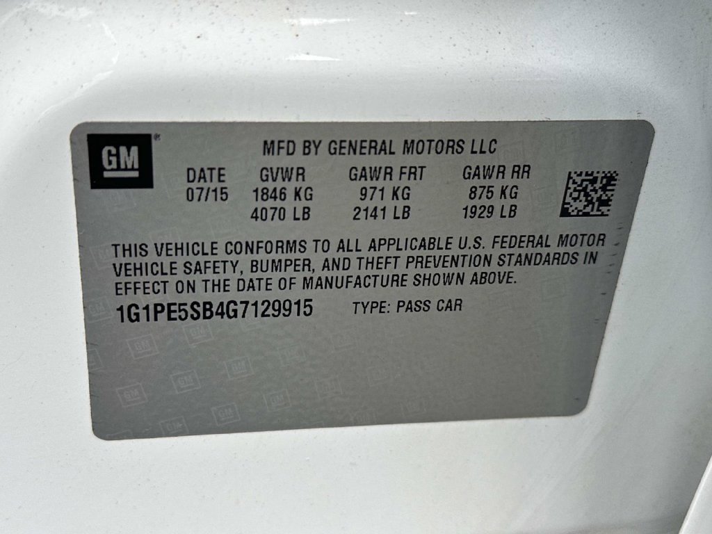 Used 2016 Chevrolet Cruze LT FWD image 18