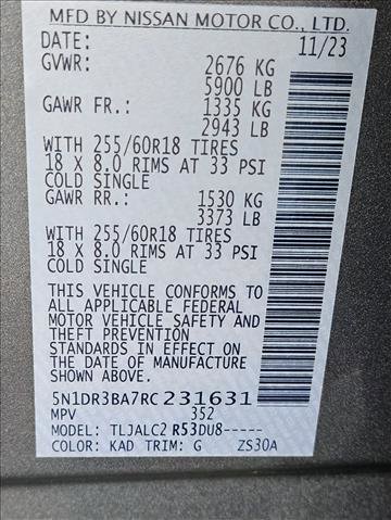 Certified 2024 Nissan Pathfinder SV image 23